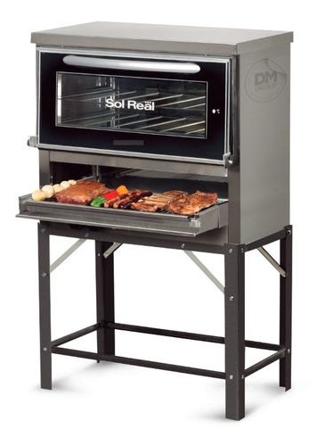 Horno Pizzero 6 Moldes Con Parrilla 667v Sol Real