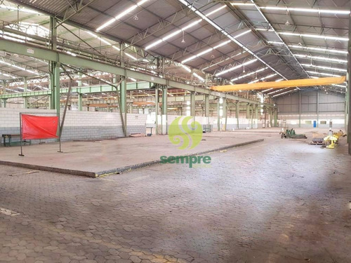 Imagem 15 de 22 de Galpão Industrial / Logístico 6.400 M² Com Ponte Rolante E Balança Rodoviaria - Ga1250