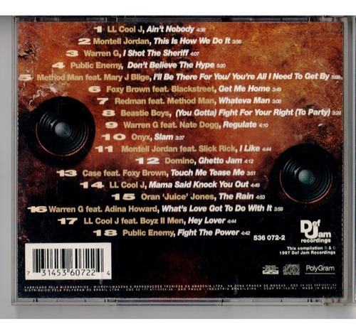 Cd Hip Hop - Rap | Total Def Jam: The Definitive Collection (Usado)