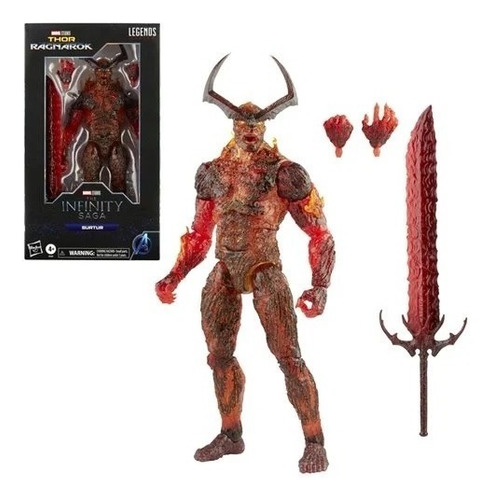 Surtur Figura Marvel The Infinity Saga Thor Ragnarok Legends (Usado)