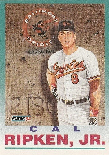 Mlb Cal Ripken Fleer Ironman 1992 # 711