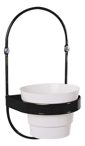 Soporte Oval Platinum Plastificado Negro