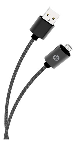 Iessentials Ien-bc6m-bk Cable Trenzado De Carga Y Sincroniza