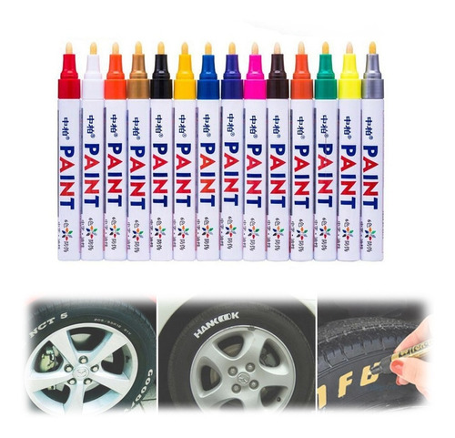 Marcador Pintura Para Neumáticos Varios Colores Irp