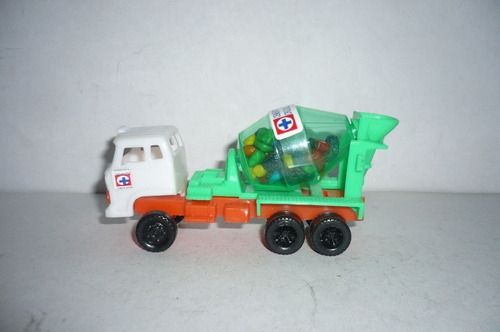 Camion Revolvedora De Cemento - Camioncito De Juguete Escala
