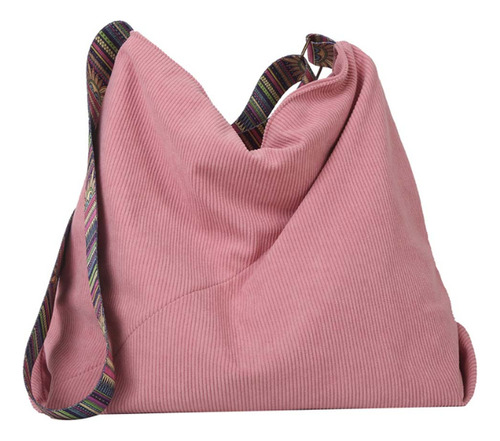 Bolso Hobo De Pana A La Moda, Bolso De Hombro Para Mujer