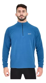 Buzo Micro Polar Termico Hombre Campera Frio Medio Cierre