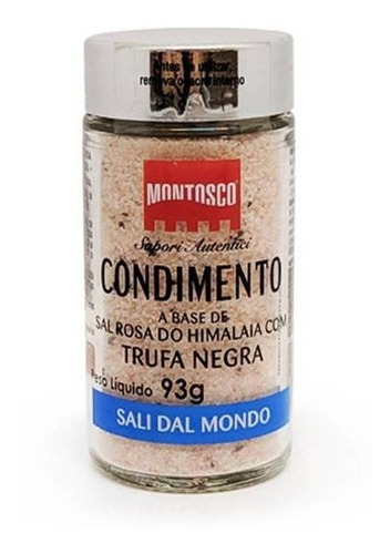 Sal Rosa Do Himalaia Com Trufa Negra Italiano Montosco 93g
