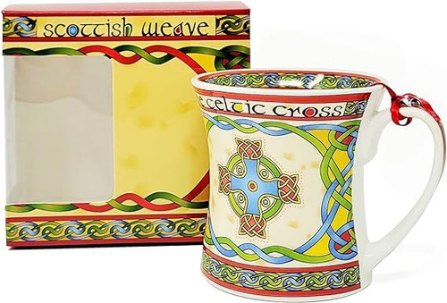 Taza Royal Tara Celtic Cross Taza De Porcelana De Hueso 325 