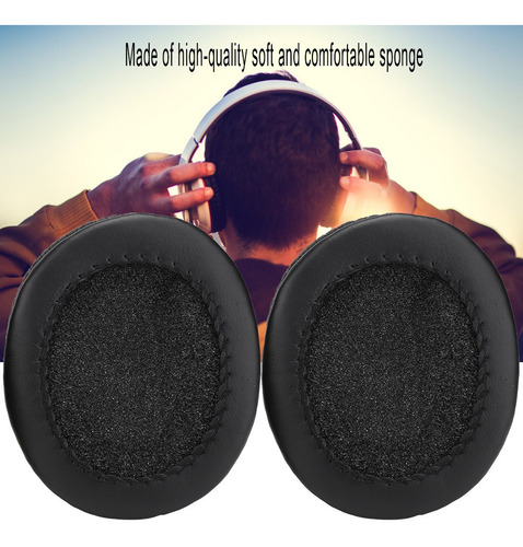 Almohadillas De Algodón Para Auriculares Sony Mdr-7506 Mdr-v