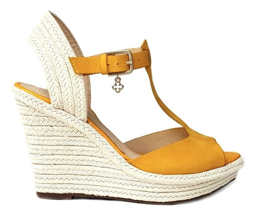 Sandália Feminina Capodarte Plataforma Anabela Espadrille 40