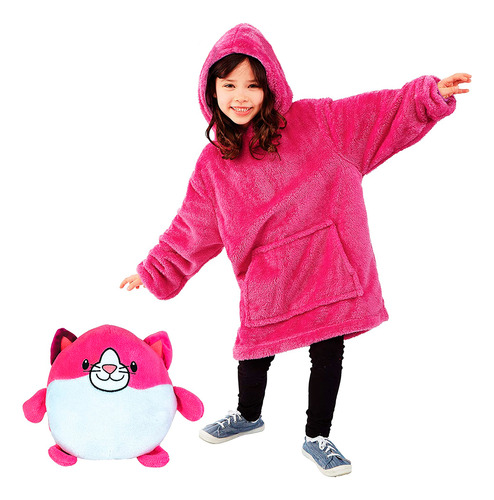 Buzo Polar Magico Canguro Peluche P/ Niños Diseños- El Rey