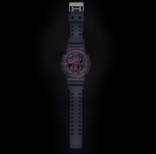 Relojes G-shock Ignite Red: Potencia Y Estilo En Negro Y Rojo,