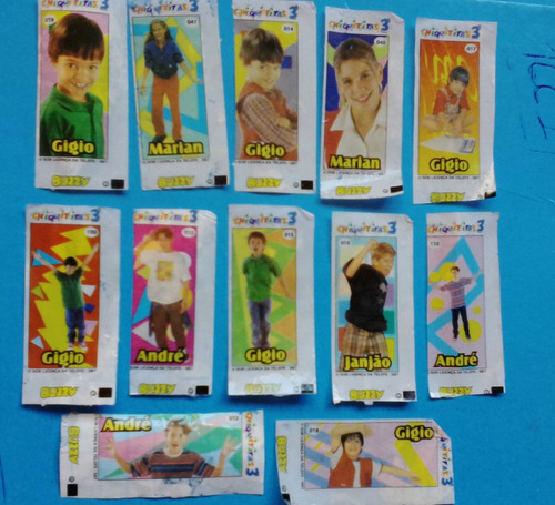 Figurinhas Buzzy Chiquititas 03 , ( 12 Figuras )