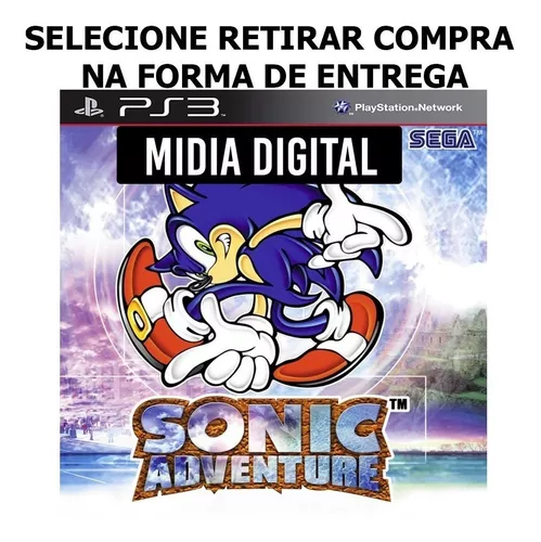 Sonic Adventure 2 Ps3 Jogo Infantil Criança Promoção Digital