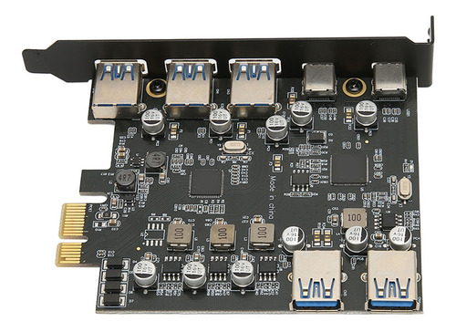 Tarjeta De Expansión Usb 3.0 Pci E A 7 Puertos Pci Express 2