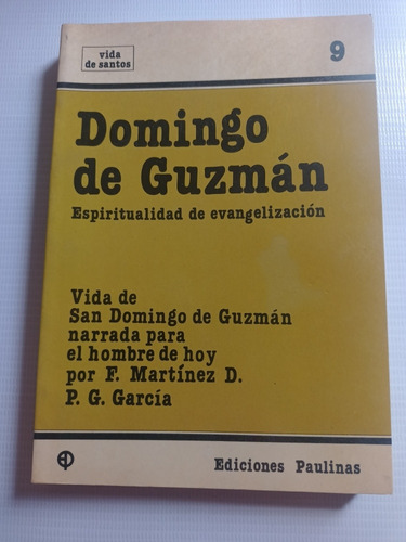 Libro Católico San Domingo De Guzmán Vida De F. Martínez 