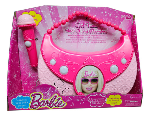 Microfono Bolso Karaoke Luz Musica Juguete Barbie / Jp Ideas