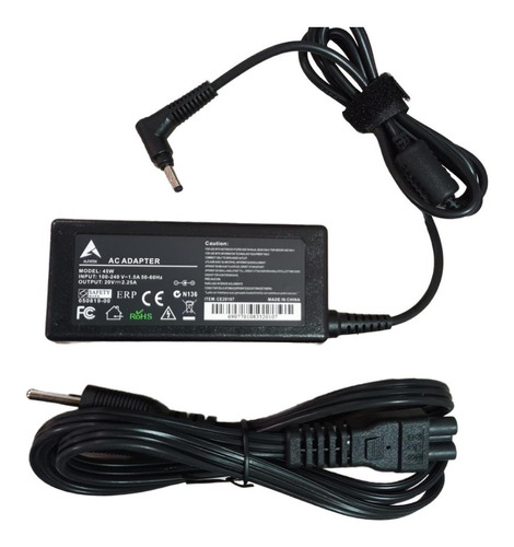 Cargador Adaptador Ca Universal Portatil Len 20v 2.25a Punta