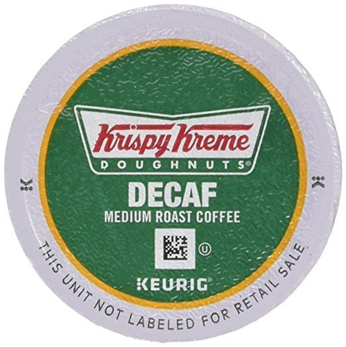 Krispy Kreme Doughnuts Descafeinado K-cup Bolsita Individual