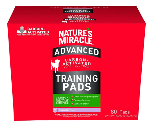 Advanced Training Pads Natures Miracle 80 Piezas