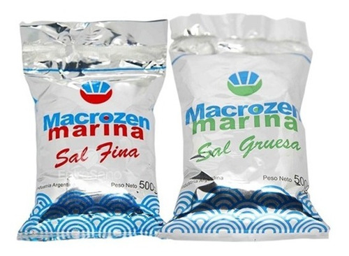 Sal Marina Macrozen - 500 Grs Fina O Gruesa