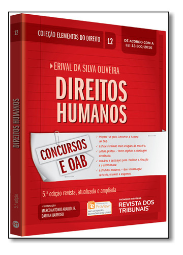 Direitos Humanos, De Erival  Da Silva Oliveira. Editora Revista Dos Tribunais, Capa Dura Em Português