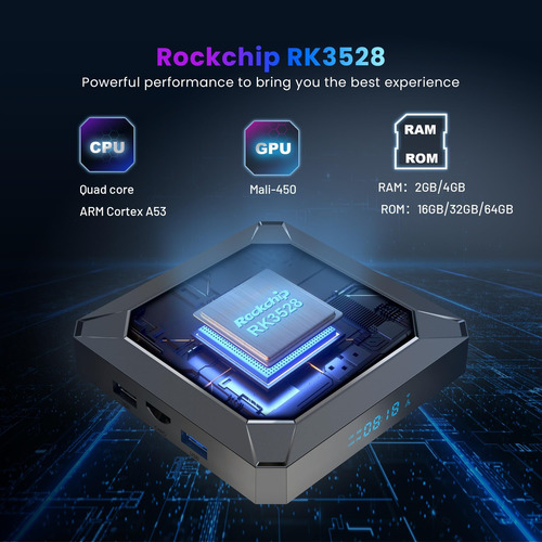 Sidiwen Android 130 Tv Box, X98k Android Tv Box 2 Gb Ram De