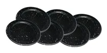 Comprar Set Platos Playos Enlozados 25 Cm Platos Enlozados X6 
