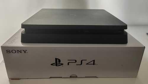 Sony Playstation 4 Slim 1tb Preto Com Controle E 2 Jogos Preto (Usado)