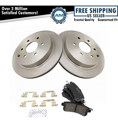 Rear Ceramic Brake Pads & Rotors Fits Infiniti Qx56 Qx80 Oab