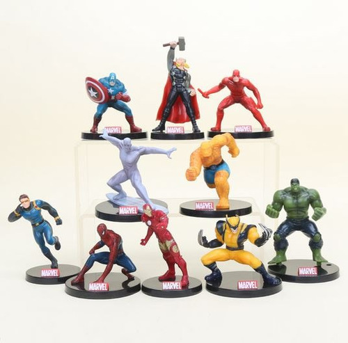 Surfista Prateado Cyclops Demolidor Coisa Homem Aranha Hulk