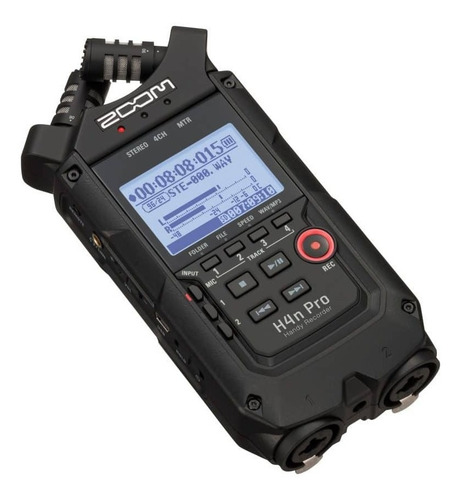 Imagem 7 de 7 de Gravador Áudio Zoom H4n Pro Digital Handy Recorder 4 Canais