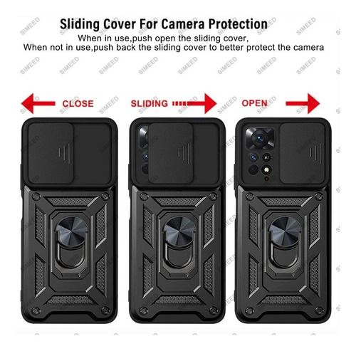 Funda Uso Rudo Poco M4 Pro 5g / Note 11 5g + Mica Protectora