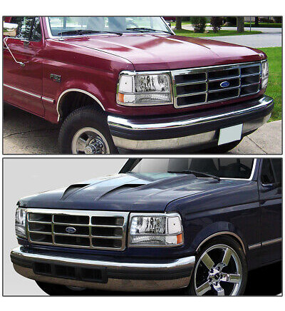 Chrome Led Headlight+amber Corner+white Led 9007 Hid+fan Zzf