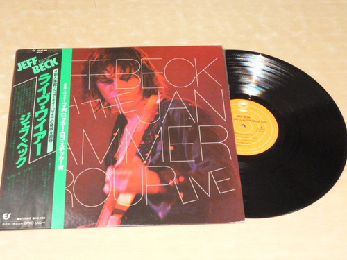 Jeff Beck With Jan Hammer Group Live Vinilo Japonés Con Obi