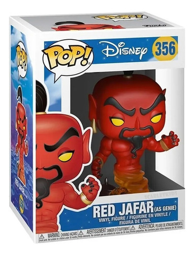 Funko Pop Disney Red Jafar Genio 356 Original Scarlet Kids