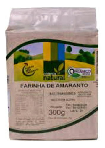 Farinha De Amaranto Orgânico Coopernatural 250g