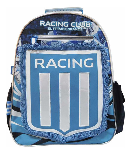 Mochila Espalda 16   Racing Con Banderin Cresko