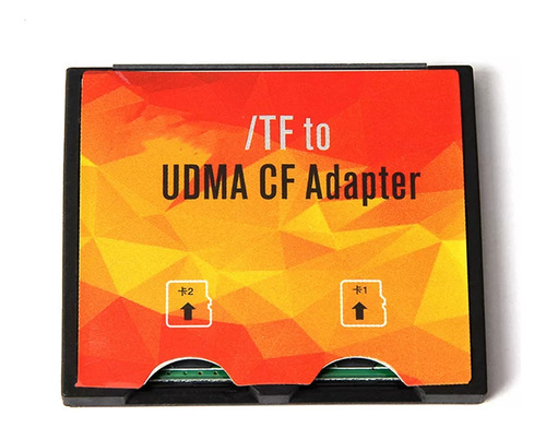 Adaptador Dual Tf A Cf Para Tarjeta Micro-sd A Compact Flash