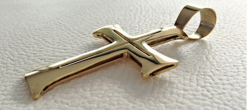 Pingente Ouro 18k De Cruz Crucifixo Modelo Centurião Romano