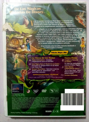 Tinker Bell Campanita Entra Al Mundo De Las Hadas Dvd Nuevo (Usado)