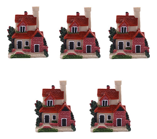 Casa De Resina En Miniatura Resin House, 5 Unidades, Fairy G