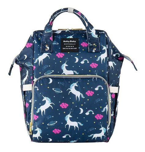 Pañalera Multinfuncional Bebe Mochila Morral Bolso Unicornio