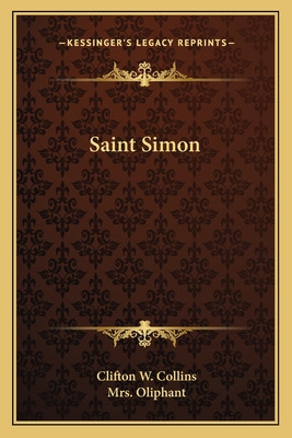 Libro Saint Simon - Collins, Clifton W.