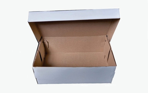 Caja Blanca Para Zapatillas 32x20x11,5 (100 Unidades) Blanco