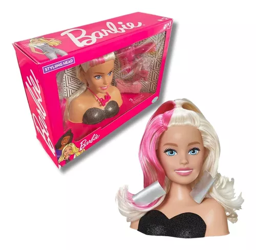 Barbie Penteados Styling Head Hair Boneca C/ Acessórios