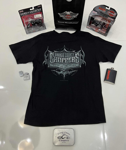 Playera American Chopper Occ Color Negra. (Usado)