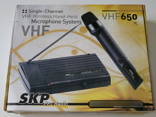 Microfono Inalambrico Skp Vhf 650