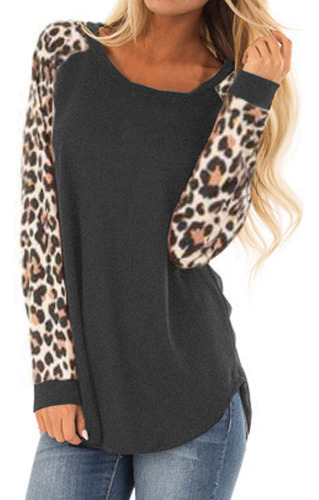 Blusa Para Mujer Con Estampado De Camuflaje Y Leopardo, Cami